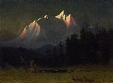 Albert Bierstadt Western Landscape painting